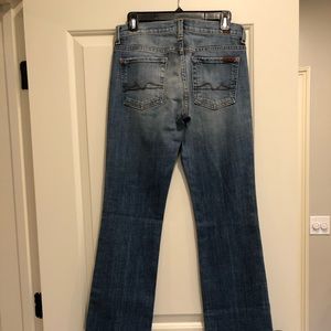 7 for all Mankind Bootcut Buttonfly Jeans Size 28